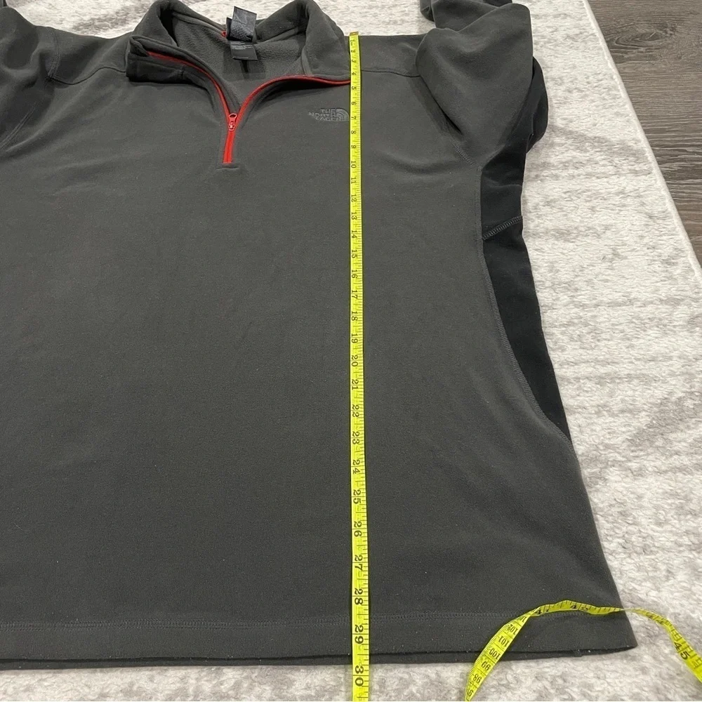 The North Face Grey Fleece 1/4 Zip Pullover